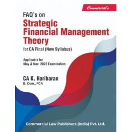 CA Final FAQ's Strategic Financial Management Theory : Study Material By CA K. Hariharan  (For Nov. 2023 and Onwards)