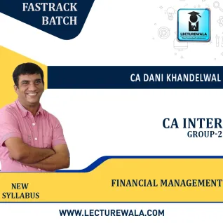CA Inter Group-2 Financial Management by CA Dani Khandelwal (Crash Course) : Online classes. CA Inter Group-2 Financial Management by CA Dani Khandelwal (Crash Course) : Online classes.