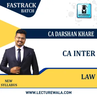 CA Inter Law New Syllabus Crash Course : Video Lecture + Study Material By CA Darshan Khare (For Nov 2022 & May 2023) CA Inter Law New Syllabus Crash Course : Video Lecture + Study Material By CA Darshan Khare (For Nov 2022 & May 2023)