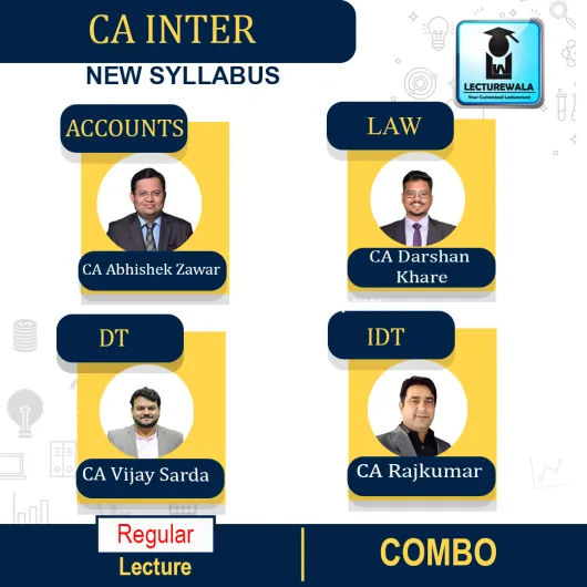 Ekatvam Academy CA Inter Group 1 Combo Classes PenDrive / Online Live Classes