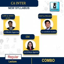 CA Inter Both Group 5 Paper Combo Regular Course : Video Lecture + Study Material by CA Mohit Agarwal & CA Gourav Kabra & CA CS Divya Agarwal (For May 2022 & Nov 2022)