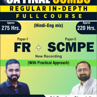 CA Final Financial Reporting And Costing (SCMPE) Combo New Syllabus Regular Course By CA Jai Chawla & CA Darshan Chandaliya :Pen Drive / Online Classes CA Final Financial Reporting And Costing (SCMPE) Combo New Syllabus Regular Course By CA Jai Chawla & CA Darshan Chandaliya :Pen Drive / Online Classes
