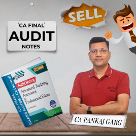 CA Pankaj Garg Advanced Auditing AUDIT NOTES 5th Edition For CA Final: Study Material