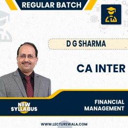 CA Intermediate Financial Management By DG Sharma