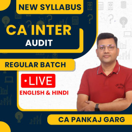 CA Pankaj Garg Auditing &amp; Ethics Regular Classes For CA Inter: Live Classes.