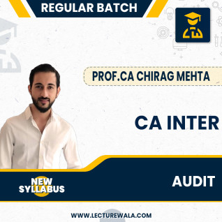 CA Inter New Syllabus Audit Regular Course By Prof. CA Chirag mehta : Pen Drive / Online Classes CA Inter New Syllabus Audit Regular Course By Prof. CA Chirag mehta : Pen Drive / Online Classes