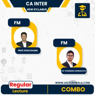 CA Inter New Syllabus Financial Management (FM) Regular Course By Prof.Prag Dhami & CA Yogendra Kannaujiya : Pendrive / Online Classes. CA CA Inter New Syllabus Financial Management (FM) Regular Course By Prof.Prag Dhami & CA Yogendra Kannaujiya : Pendrive / Online Classes. CA