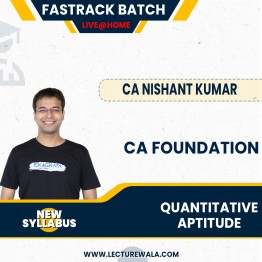 CA Nishant Kumar CA Foundation Mathematics