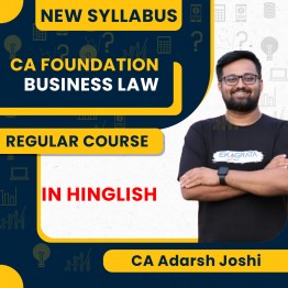 CA Adarsh Joshi CA Foundation business law 