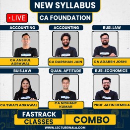 CA Foundation All Subject Combo Live Fastrack Batch By Ekagrata CA : Live Online Classes