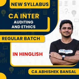 CA Inter New Syllabus Auditing and Ethics Old Recording Regular Course By CA Abhishek Bansal : Online Classes