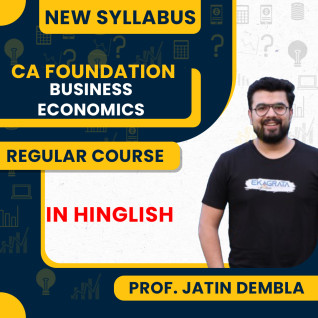 Prof. Jatin Dembla Business Economics New Syllabus Regular Classes For CA Foundation Online Classes Prof. Jatin Dembla Business Economics New Syllabus Regular Classes For CA Foundation Online Classes