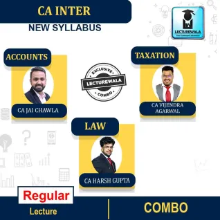 CA Inter Taxation + Law + Accounts Combo Regular Course : Video Lecture + Study Material by CA Jai Chawla & CA Harsh Gupta & CA Praveen Jindal (For May 2022 & Nov 2022) CA Inter Taxation + Law + Accounts Combo Regular Course : Video Lecture + Study Material by CA Jai Chawla & CA Harsh Gupta & CA Praveen Jindal (For May 2022 & Nov 2022)
