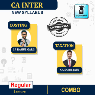 CA Inter Taxation & Costing Regular Course Combo : Video Lecture + Study Material By CA Sahil Jain & CA Rahul garg (For Nov.2021 & May 2022) CA Inter Taxation & Costing Regular Course Combo : Video Lecture + Study Material By CA Sahil Jain & CA Rahul garg (For Nov.2021 & May 2022)