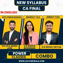 CA Final Power Batch Online Classes (In English) By Fast Education Faculty