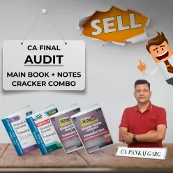 CA Pankaj Garg Adv.Audit – Main Book + Class Notes + Cracker For CA Final : Study Material