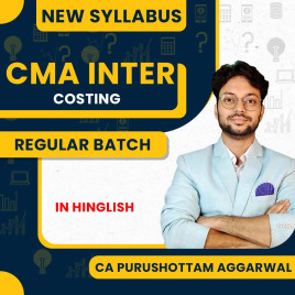 CA Purushottam Aggarwal Cost Accounting Regular Online Classes CMA Inter: Google Drive &amp; Pen Drive classes.