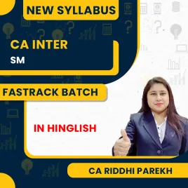 CA Inter Strategic Management Fastrack Batch By CA Riddhi Parekh CA Inter Strategic Management Fastrack Batch By CA Riddhi Parekh