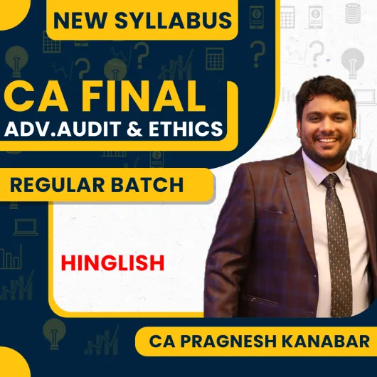 CA Pragnesh Kanabar Advanced Auditing Regular Online Classes For CA Final: Online classes.