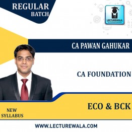 CA Foundation Eco & BCK Full Course Live Stream  : by CA Pawan Gahukar  (For Nov 2022)