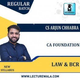 CA Foundation Law & BCR Full Course Live Stream  : by CS Arjun Chhabra  (For Nov 2022)