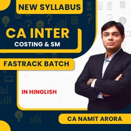 CA Namit Arora CA Inter Cost & SM