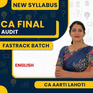 CA Aarti Lahoti Audit Fastrack Classes In English For CA Final : Google/Pendrive Online Classes CA Aarti Lahoti Audit Fastrack Classes In English For CA Final : Google/Pendrive Online Classes