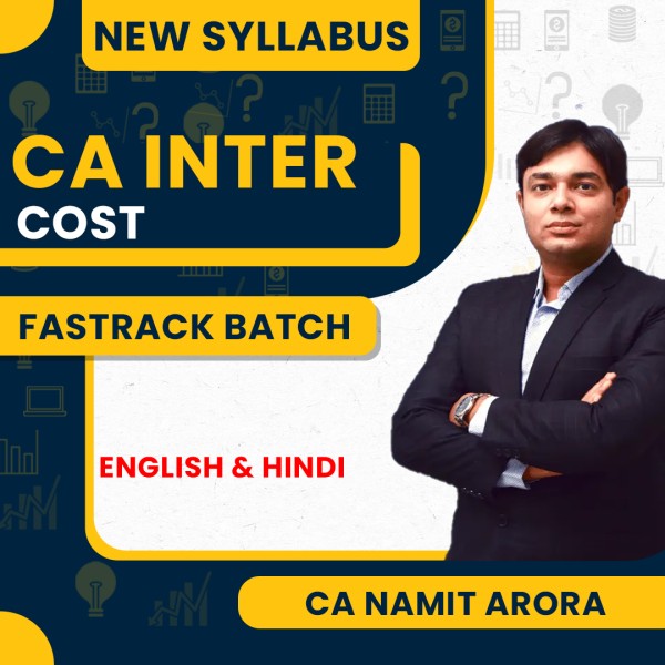 CA Namit Arora Cost Fastrack Online Classes For CA Inter :Google Drive / Pen Drive Classes