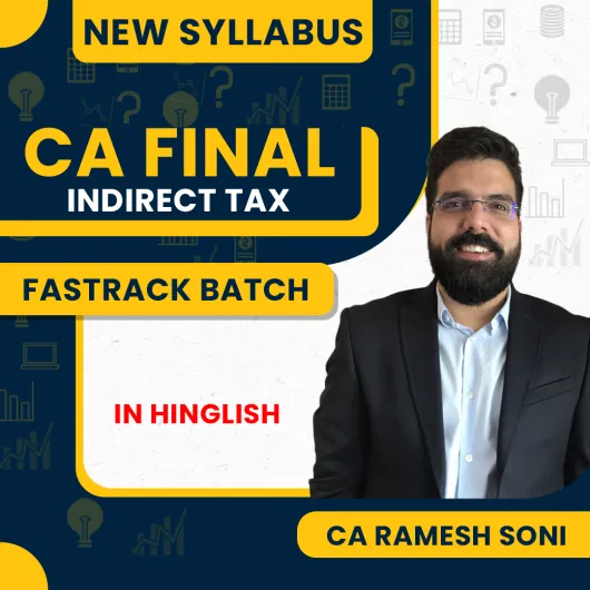 CA Ramesh Soni IDT Fastrack Online classes For CA Final : Pen drive / Google Drive classes.