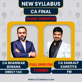  CA Final DT By Bhanwar Borana and AFM By Sankalp Kanstiya For CA Final (Exam Oriented-Fastrack) Full English : Google Drive
