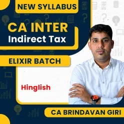 CA Brindavan Giri Indirect Tax Complete Question Solving Batch For CA Inter