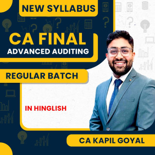 CA Kapil Goyal Audit Regular Live Classes For CA final: Regualr Classes.