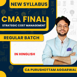 CA Purushottam Aggarwal Strategic Cost Management Regular Online Classes CMA Final: Google Drive &amp; Pen Drive classes.