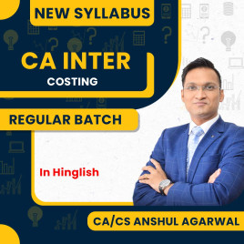 CA Anshul Agarwal Cost And Management Accounting Regular Batch For CA Inter 