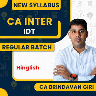 CA Inter New Syllabus Indirect Tax Regular Course By CA Brindavan Giri: Pen drive / Google drive.