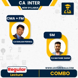CA Inter New Syllabus Costing And FM - SM Combo Regular Course by CA Mayank Saraf &  CA Ranjan Periwal: Online Classes