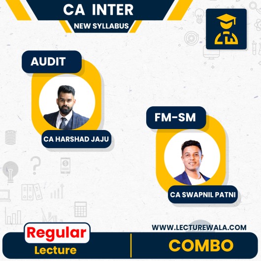 CA Inter New Syllabus Audit + FM-SM ComboRegular Course By SPC : Pen Drive / Online Classes