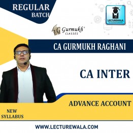 CA Inter Accounts Regular Course New Course : Video Lecture + Study Material By CA Gurmukh Raghani (For Nov 2022 )