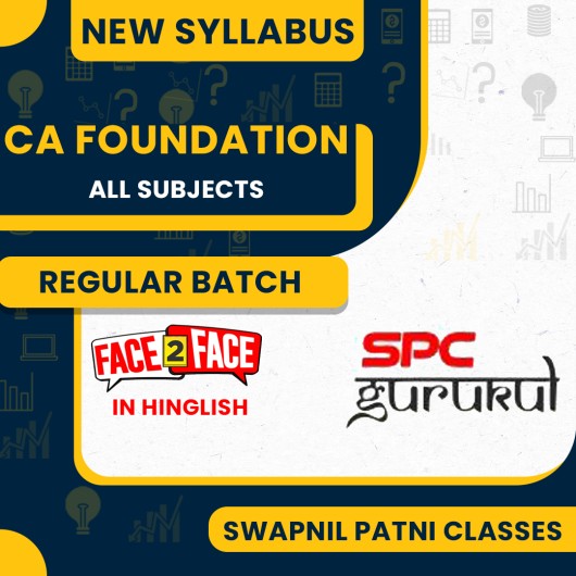 Swapnil Patni Classes Offline Gururkul Classes For CA Foundation : Online Classes