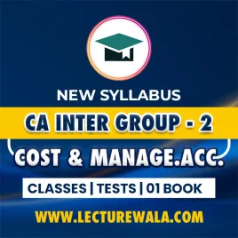 Grooming Education Academy Paper 4: Cost and Management Accounting Regular Online Classes For CA Inter Grooming Education Academy Paper 4: Cost and Management Accounting Regular Online Classes For CA Inter