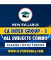 Grooming Education Academy Group - 1 (3.0) Regular Online Combo Classes For CA Inter