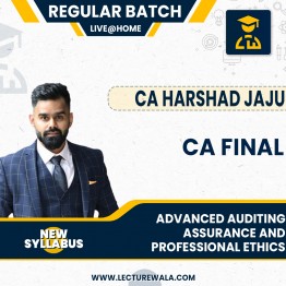 CA Final Audit New Syllabus Regular Course By CA Harshad Jaju : Online Live Classes