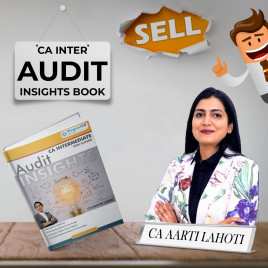 CA Inter Audit Insights Book By CA Aarti Lahoti : Study Material 