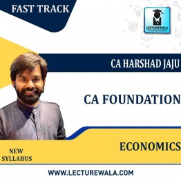 CA Foundation Economics Fastrack  free test series By CA Harshad Jaju : Pen Drive / Online Classes