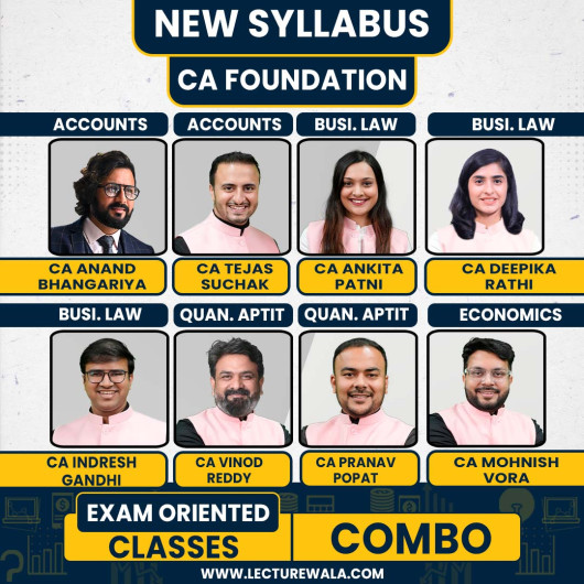 Swapnil Patni Classes All Subject Exam Oriented Online Combo Classes For CA Foundation