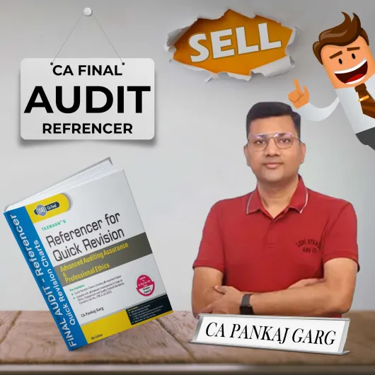 CA Pankaj Garg Adv. Audit – Referencer Book For CA Final : Study Material