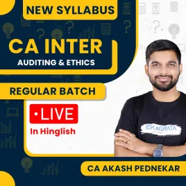 CA Akash Pednekar Auditing Regular live + Recorded Batch For CA Inter CA Akash Pednekar Auditing Regular live + Recorded Batch For CA Inter