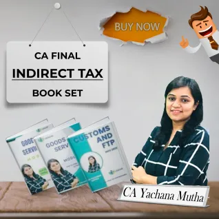 CA Yachana Mutha Bhurat Indirect Taxation Books Set For CA Final