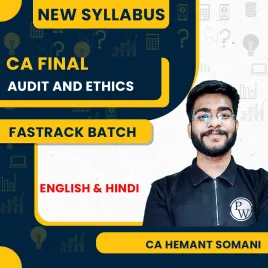 CA Final Audit And Ethics Exam Oriented Batch For May / Sep 2026 by CA Hemant Somani : Online Classes