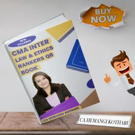 CA Hemangi Kothari Law &amp; Ethics Rankers QB For CMA Inter : Study Material